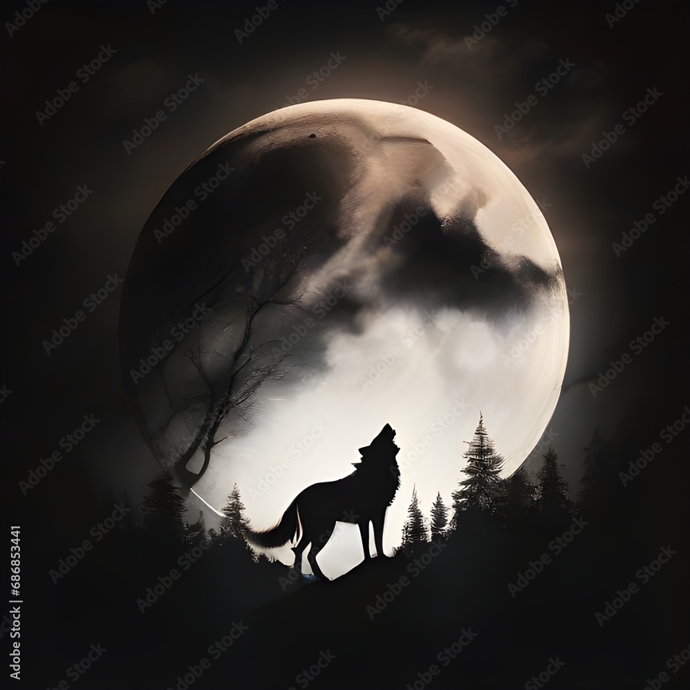 wolf howling at the moon wolf howling at the moon