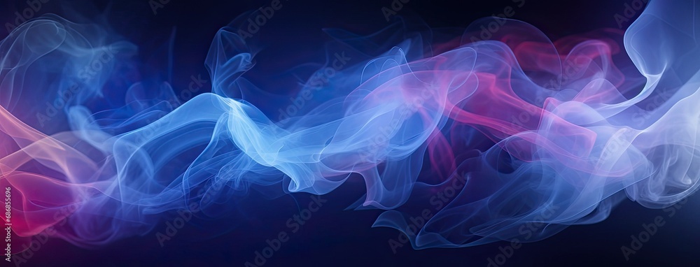 Obraz premium a captivating abstract image depicting swirling smoke and fog, tailored for use as a dynamic backdrop for logos.