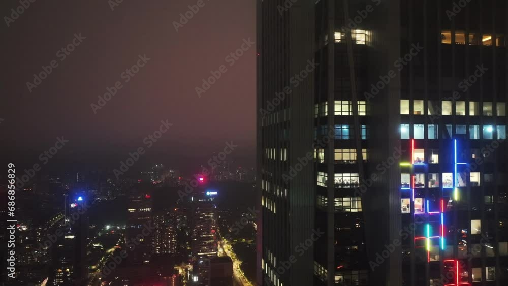 Shenzhen urban city modern buildings aerial view Shenzhen urban city modern buildings aerial view