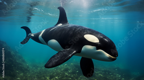 Orca Whale in the Ocean