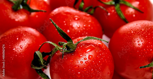 Сherry tomato close-up  with water splash © Edgar Martirosyan