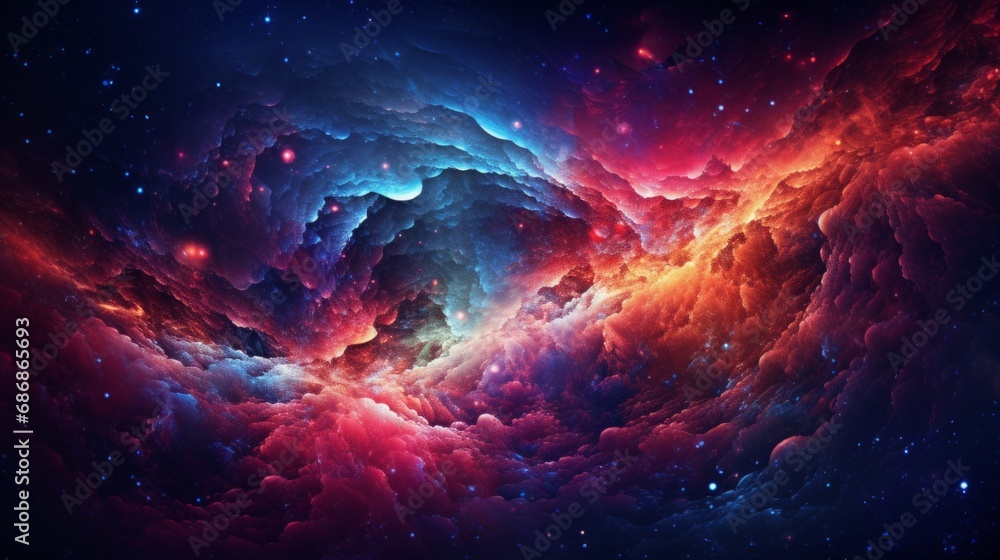 space, surreal, cosmic, random, amoled wallpaper, galaxy, colors, copy space, 16:9
