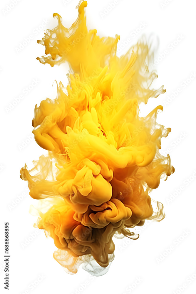 Yellow Smoke flame Yellow Smoke flame
