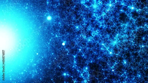 Wallpaper Mural Happy new year 2024 motion animation. Abstract motion background shining colorful particles. New year and Christmas 2024, 2023 background. Seamless 4K loop video. Torontodigital.ca