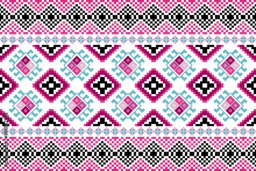 Traditional ethnic,geometric ethnic fabric pattern for textiles,rugs,wallpaper,clothing,sarong,batik,wrap,embroidery,print,background,vector illustration,