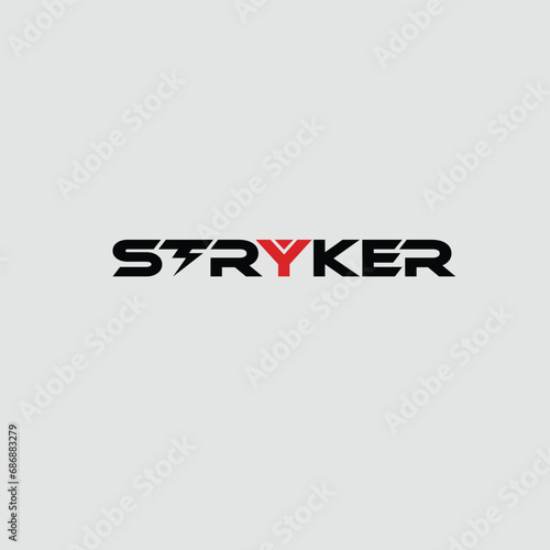 stryker text logo photo