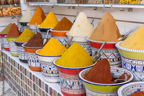 Spices for sale at the Houmt Souk. photo