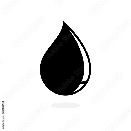 Liquid Icon. Oil, Droplet Symbol – Vector.