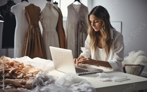 Fashion designer working in...