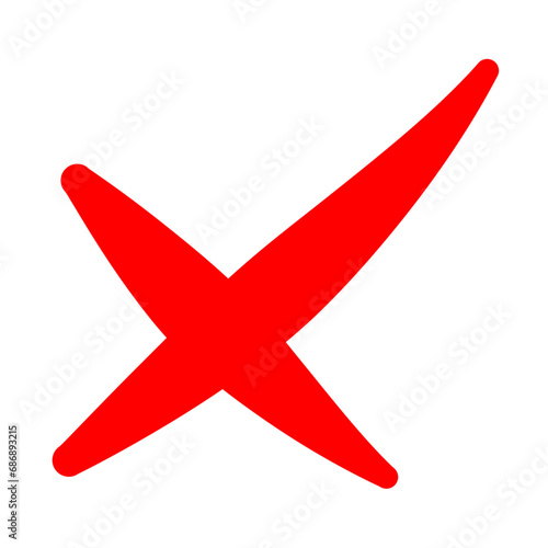Checkbox checkmark square icon vector or confirm false true check mark red pictogram graphic clipart, right wrong marker felt tip pen hand drawn
