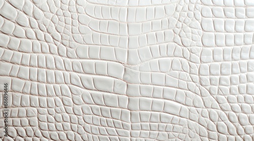 White crocodile leather texture.