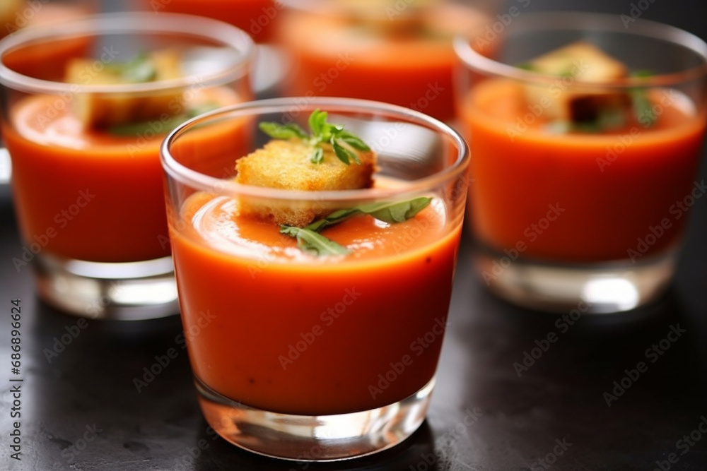 Tomato Soup Shooters with Mini Grilled Cheese Tomato Soup Shooters with Mini Grilled Cheese