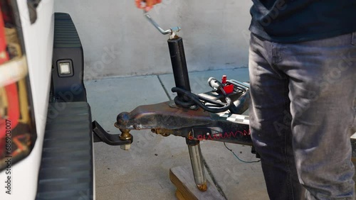 Raising Trailer Jack