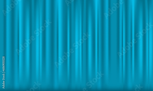 Vector theater cinema curtains with focus light vector illustration