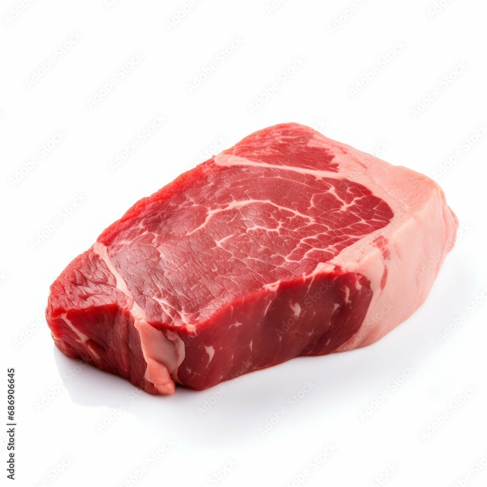 Premium Raw Beef Steaks Ready for Cooking. Generative ai Premium Raw Beef Steaks Ready for Cooking. Generative ai