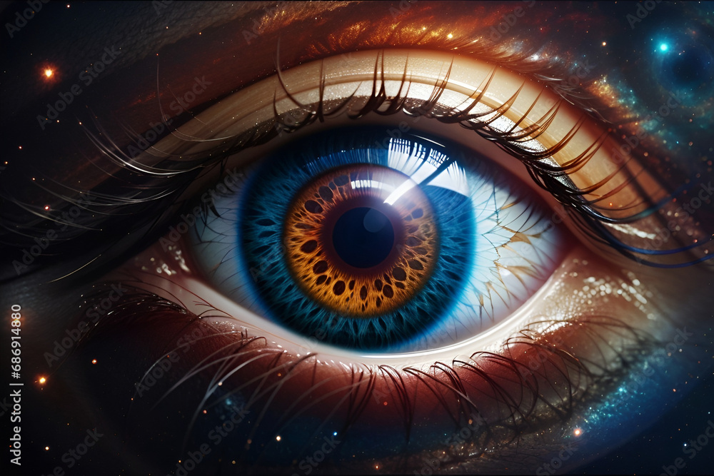 eye of the world | inspirational | colorful | imagination | universe
