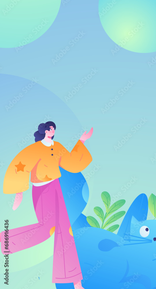 People exercising healthy running vector internet operation illustration
People exercising healthy running vector internet operation illustration