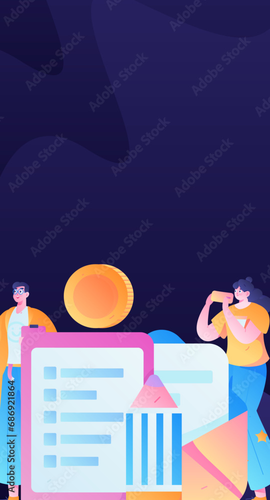 Invite friends to conduct questionnaire flat vector concept operation hand drawn illustration
Invite friends to conduct questionnaire flat vector concept operation hand drawn illustration