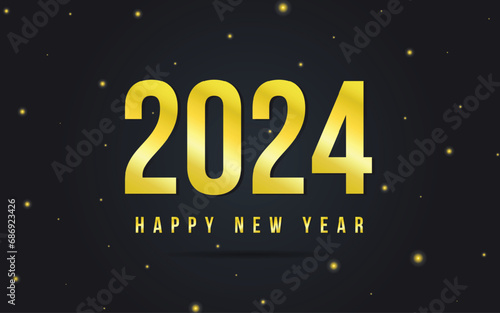 HAPPY NEW Year 2024. EPS 10