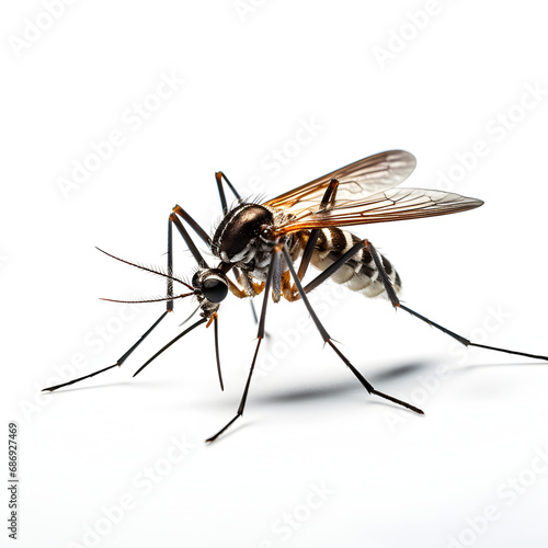 Mosquito isolated on a white background  © PixelHD