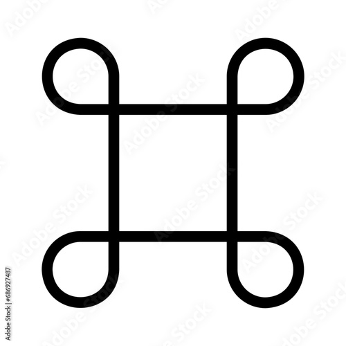 command outline icon