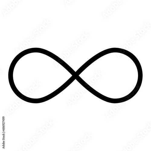 infinity outline icon