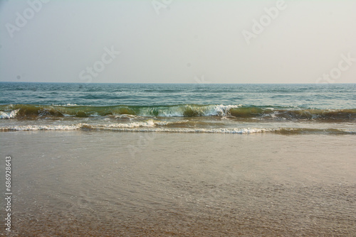 puri swargadwar beach sunset view