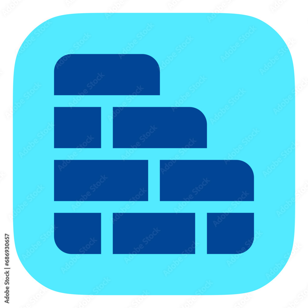 Editable brick, mason wall, building vector icon. Construction, tools, industry. Part of a big icon set family. Perfect for web and app interfaces, presentations, infographics, etc Editable brick, mason wall, building vector icon. Construction, tools, industry. Part of a big icon set family. Perfect for web and app interfaces, presentations, infographics, etc