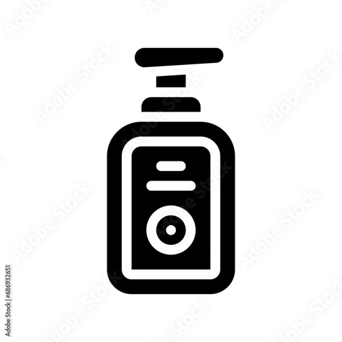 shampoo glyph icon