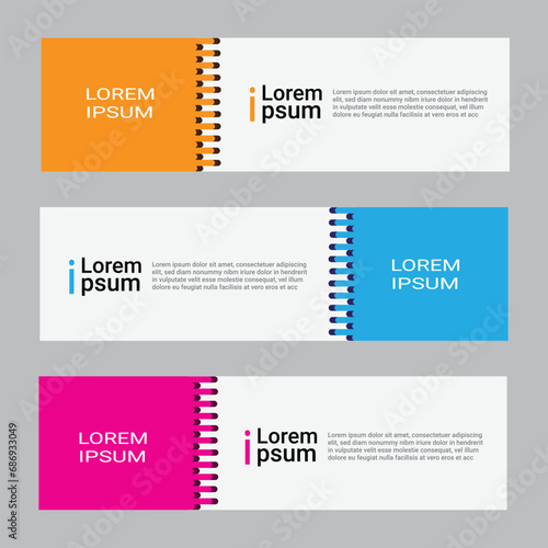Vector abstract design web banner template
abstract geometric web design banner template isolated on gray background
