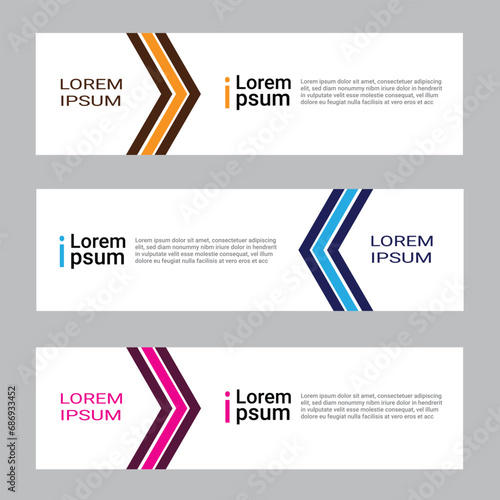 Vector abstract design web banner template
abstract geometric web design banner template isolated on gray background
