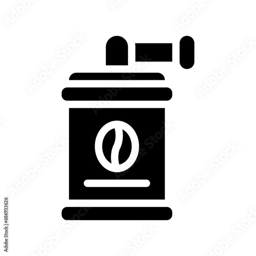 grinder glyph icon