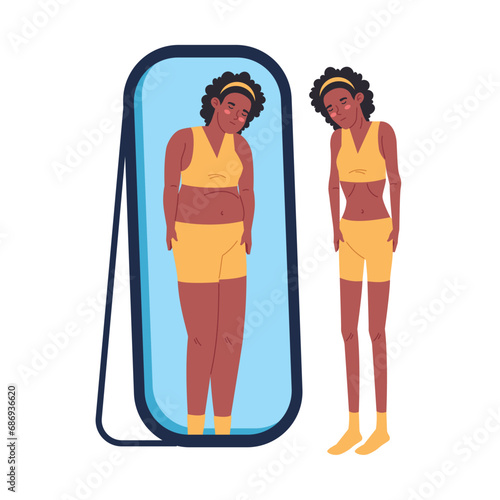 anorexia woman character