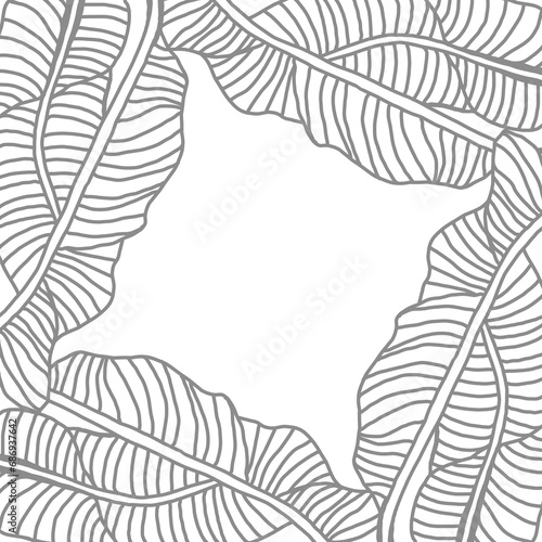 pattern with leaves cool