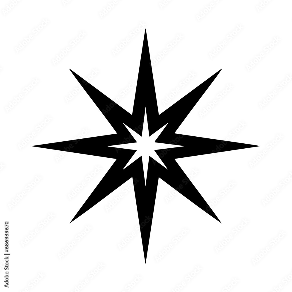 spark Icon Illustration. Vector SVG spark Icon Illustration. Vector SVG