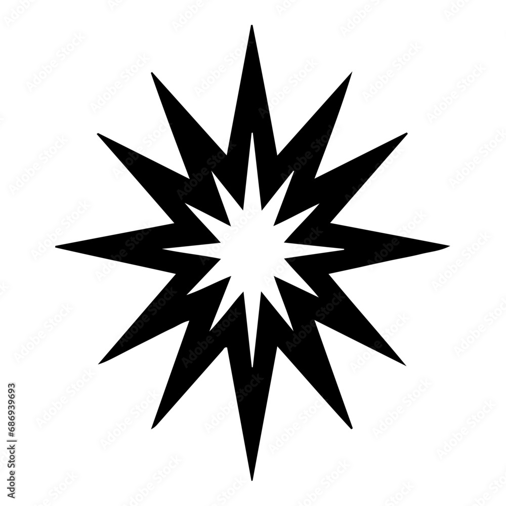 spark Icon Illustration. Vector SVG spark Icon Illustration. Vector SVG