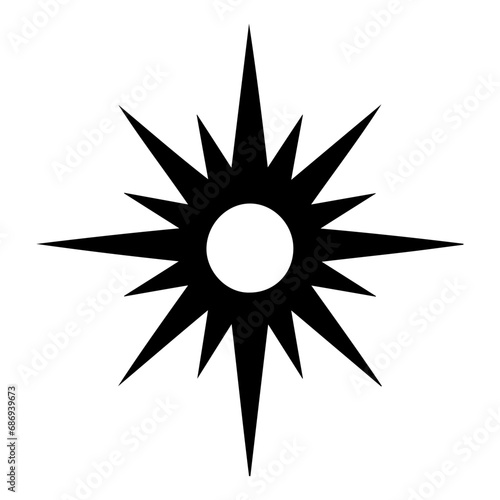 spark Icon Illustration. Vector SVG