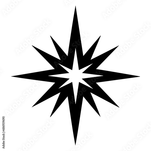 spark Icon Illustration. Vector SVG