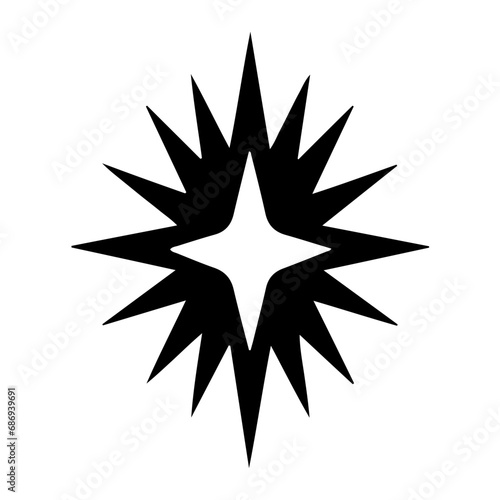 spark Icon Illustration. Vector SVG