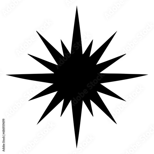 spark Icon Illustration. Vector SVG