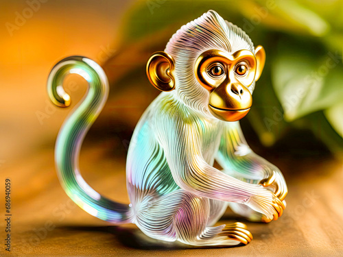 A picture of an orangutan in a jungle