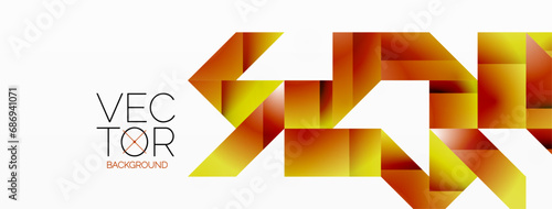 Creative geometric modern background template