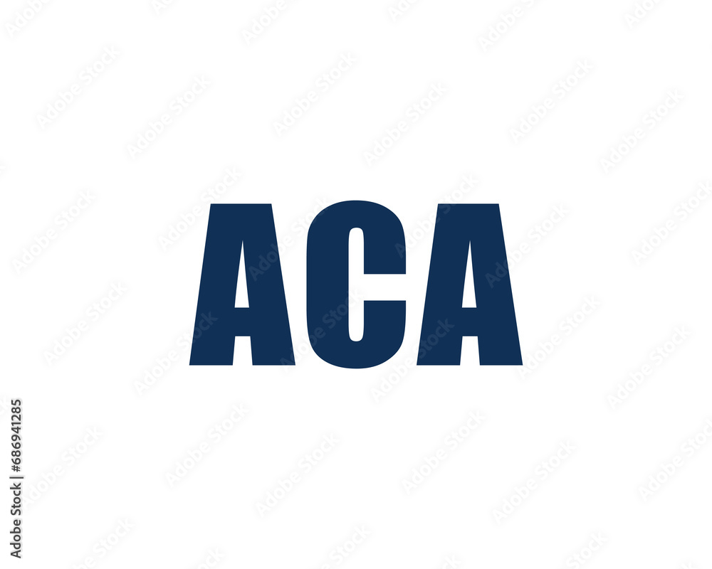ACA logo design vector template ACA logo design vector template