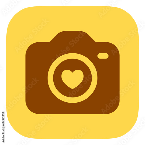 Editable wedding photography vector icon. Wedding, valentine, love, celebration. Part of a big icon set family. Perfect for web and app interfaces, presentations, infographics, etc