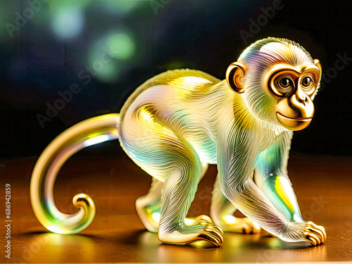 A picture of an orangutan in a jungle