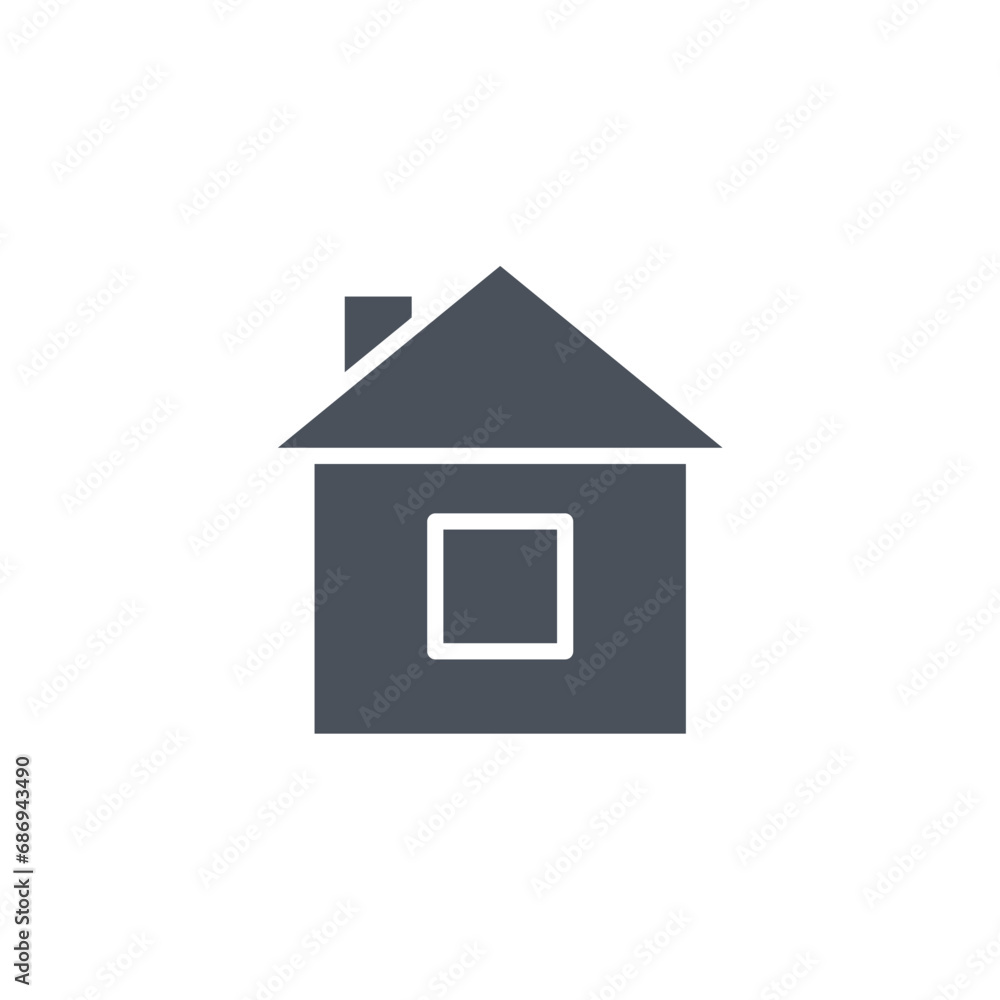 Vector sign of the home symbol isolated on a white background. icon color editable. Vector sign of the home symbol isolated on a white background. icon color editable.