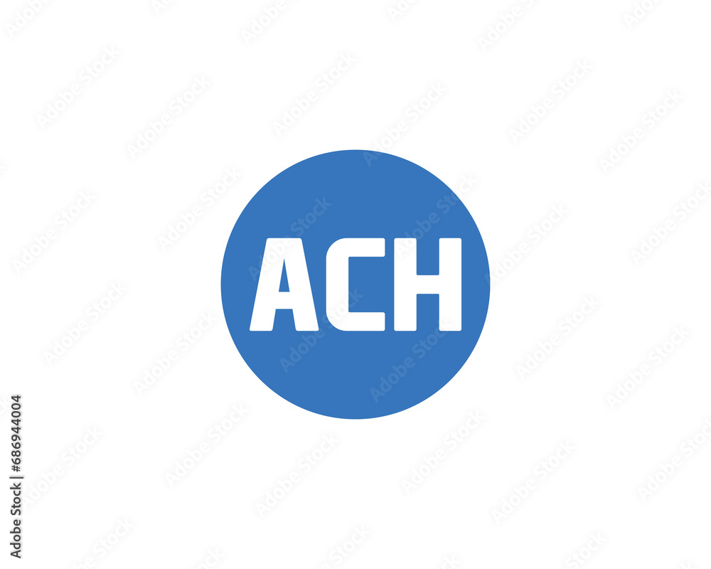 ACH logo design vector template ACH logo design vector template