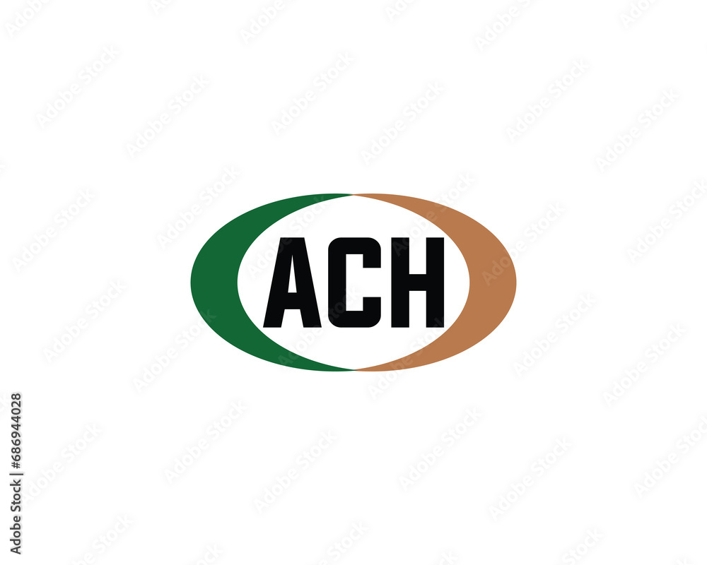 ACH logo design vector template ACH logo design vector template