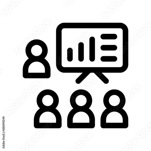 training line icon
