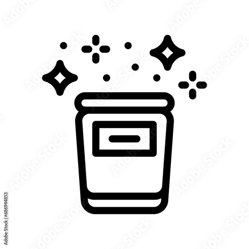 glitter line icon